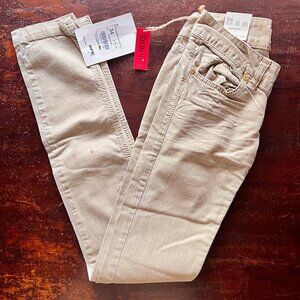 Zara Trafaluc TRF 'Denim Rules' BNWT Skinny Women's Jean Size 2 Tan